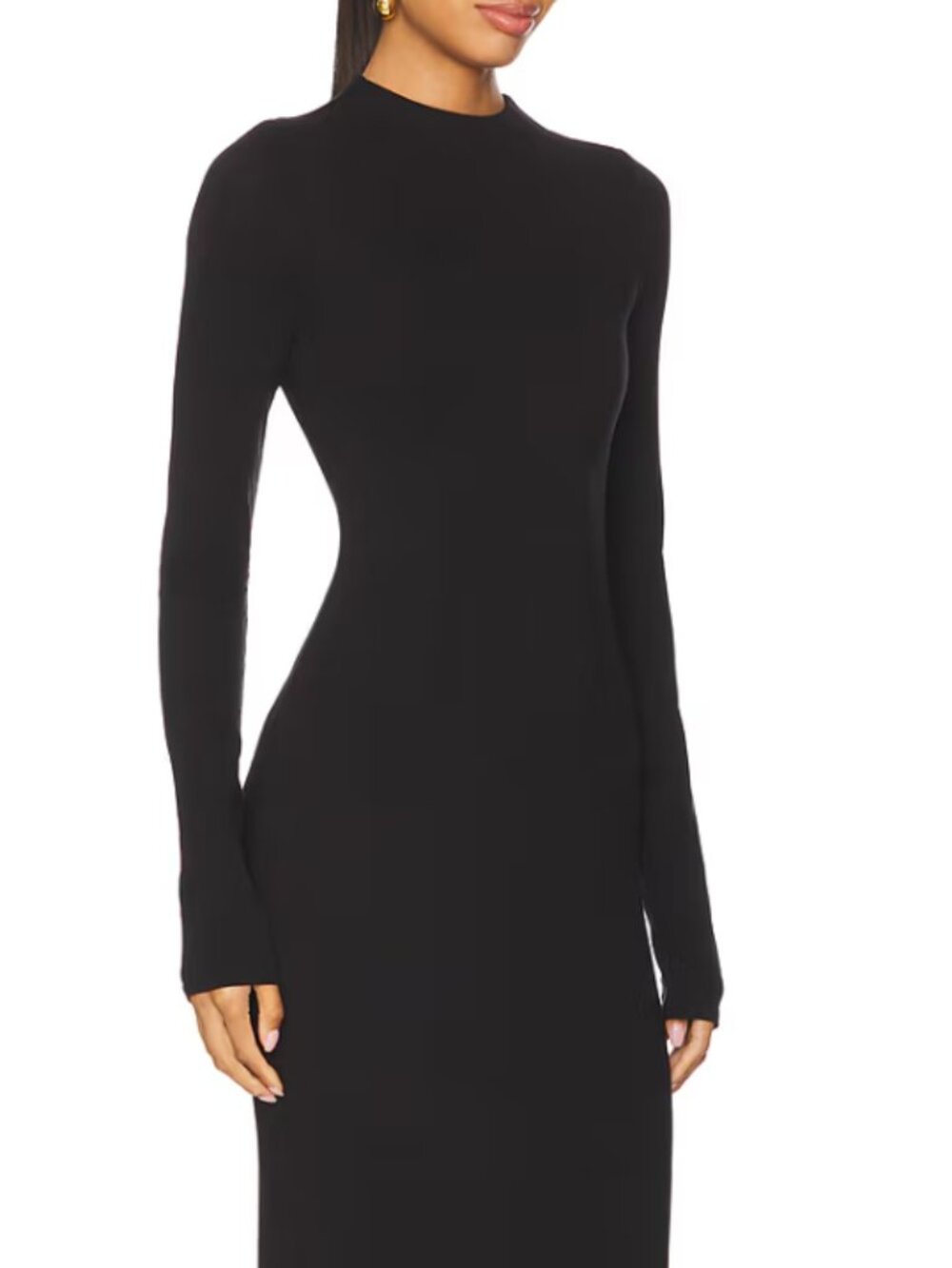 AFRM Juniper Dress in Black XL
